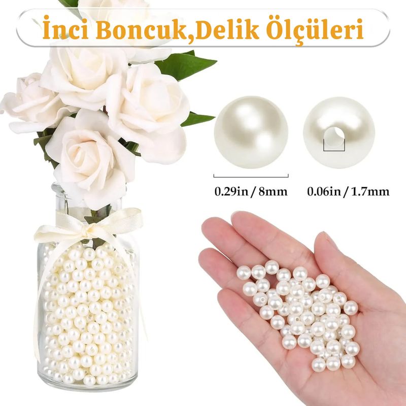 Toptan 8 mm inci, delik çapı 1,7 mm