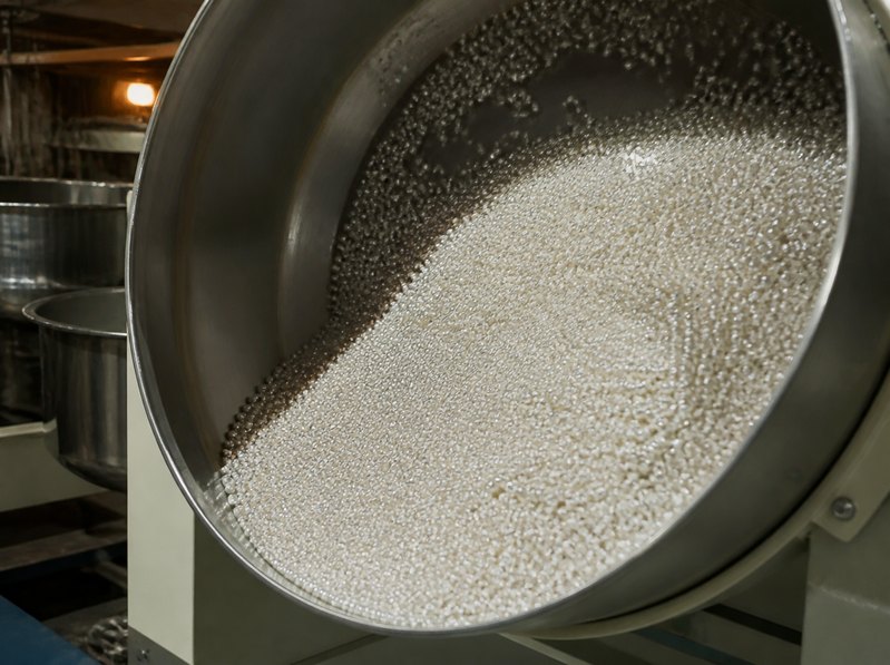 Sedef kaplama tamburunda plastik inci boncuklar